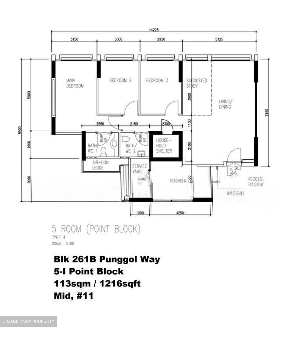 Blk 261B Punggol Topaz (Punggol), HDB 5 Rooms #570164981